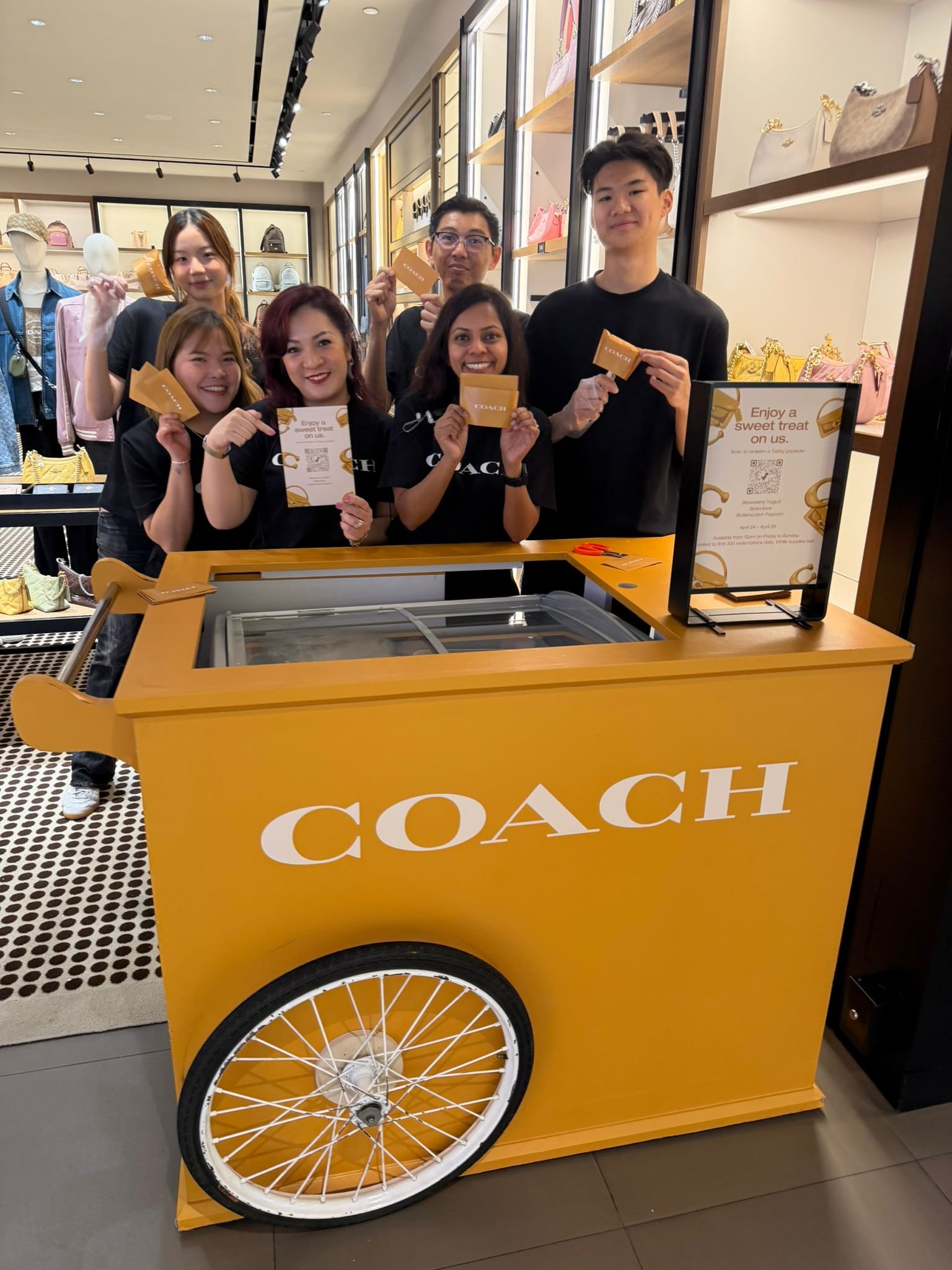 custom branded ice cream cart