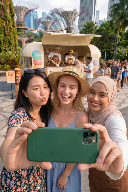 Gardens by the bay Selfie