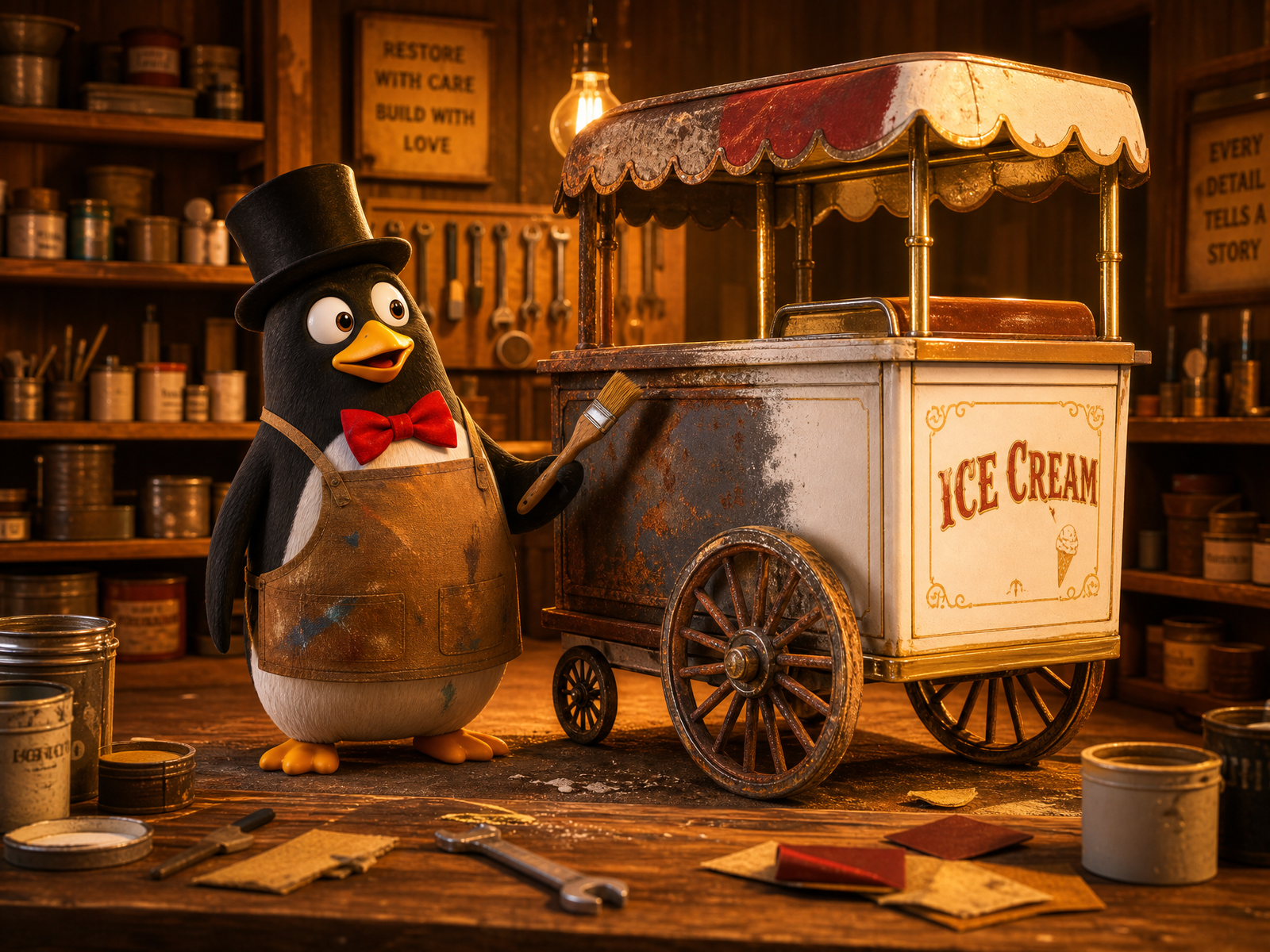 Custom Branded Ice cream Cart